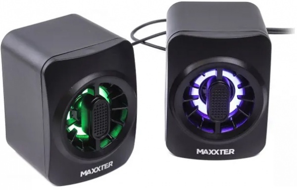 Акустика Maxxter CSP-U005RGB 2.0 black 