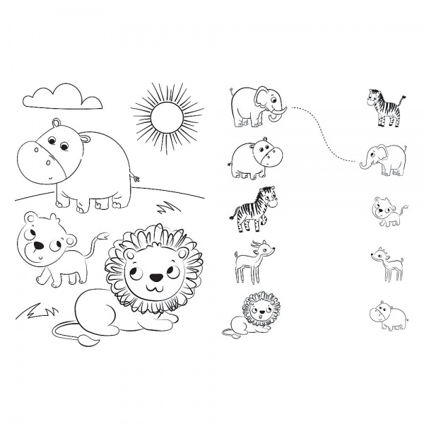 Пазл Trefl 24 супер макси двусторонние KAZSTUDIO SA сафари 41009