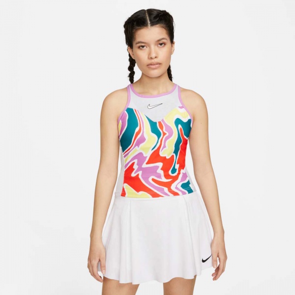 Майка Nike W NKCT DF SLAM TANK MB DR6856-532 р.S разноцветный
