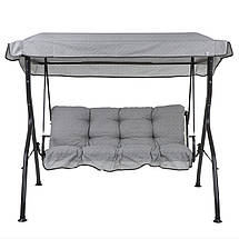 Качели с навесом Patio Luna серые 