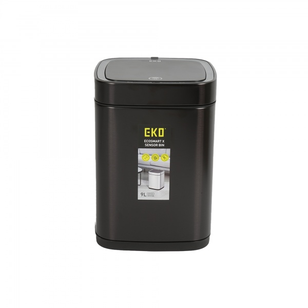 Ведро для мусора Eko сенсорное ECOSMART X 9 л чорное