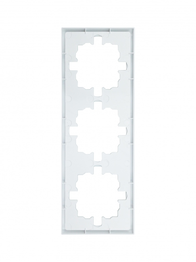 Рамка тримісна HausMark Juna універсальна білий