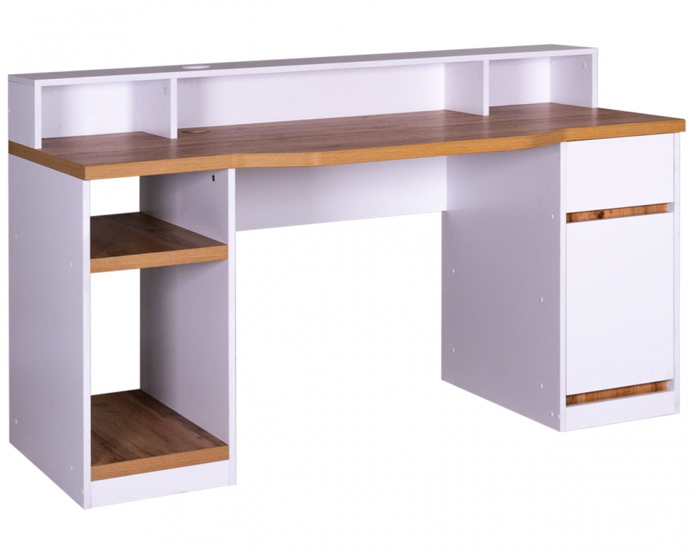 Стол письменный DC Фоджа 750х1550х700 мм нимфея альба/дуб тахо