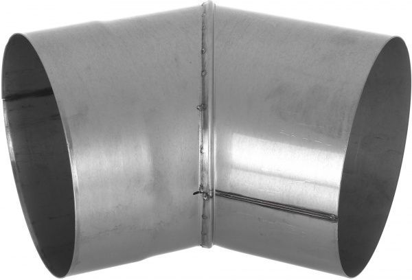 Коліно моно 1 мм нерж Ф180 мм 45°LIRA-LTD 