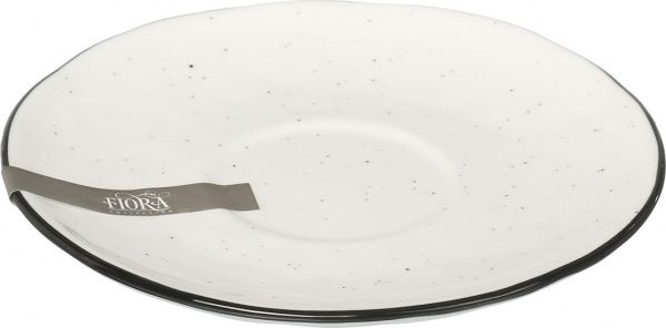 Чашка с блюдцем Natural white 250 мл Fiora