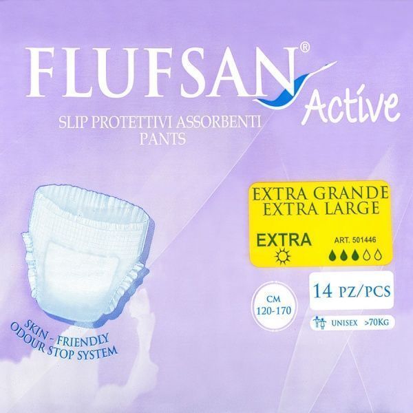 Подгузники-трусы FLUFSAN XL+70 кг 14 шт 14 шт.