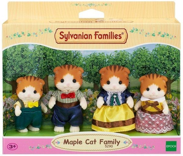 Набір фігурок Sylvanian Families сім'я вісловухих котів 