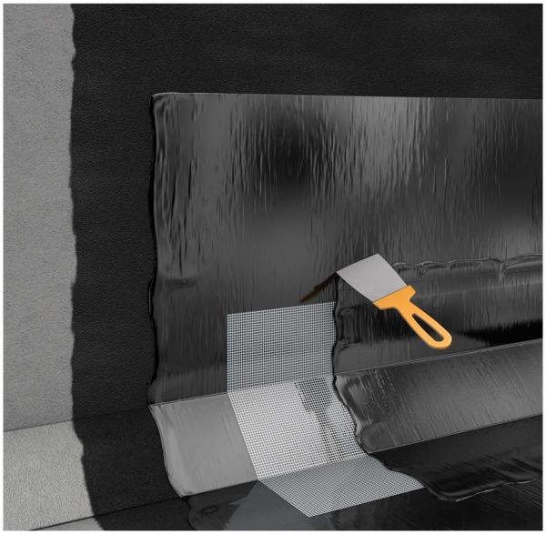 Мастика битумная TECHNONICOL Aquamast для фундамента 3 кг