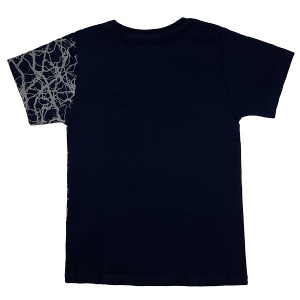 Футболка для мальчика AKKU с буквой А р.146 черный 9076 