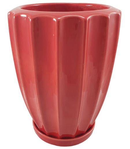 Горщик керамічний Резон Косарик круглий 1,65 л червоний (Р279чер) 