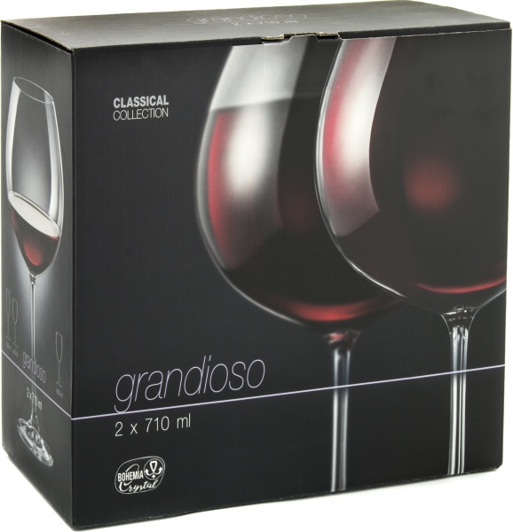 Набор бокалов для вина Grandioso Fiocco 710 мл 2 шт 034 710 мл 2 шт. Bohemia 
