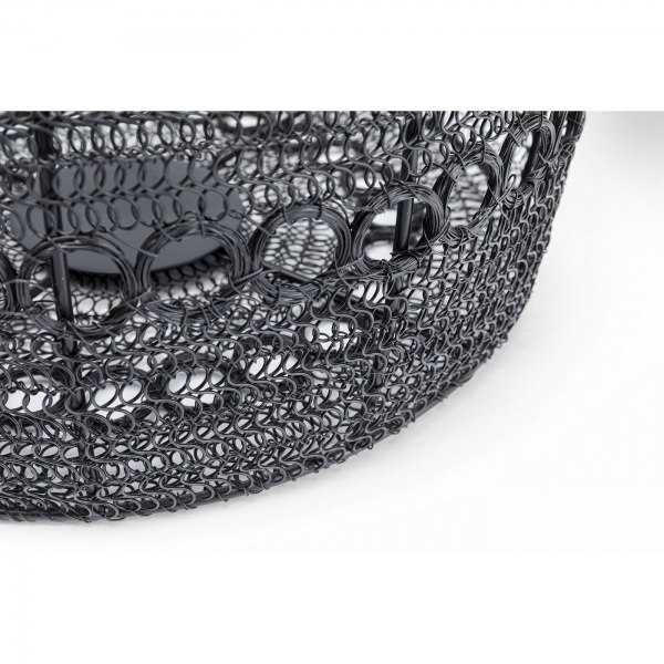 Подсвечник-фонарь Hayat 37 см конус черный KARE Design