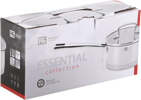 Ковш с крышкой Essential 1,4 л Premium Flamberg Premium