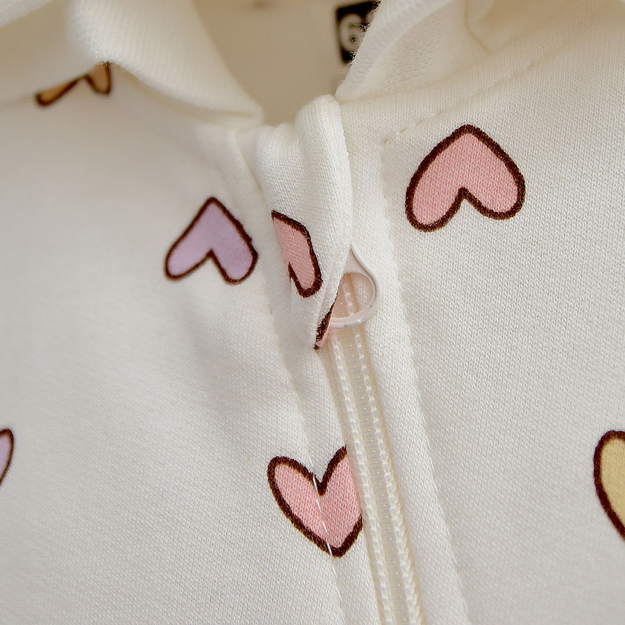 Комбінезон для дівчинки Blanka Сердечко р.62-68 бежевий 110865