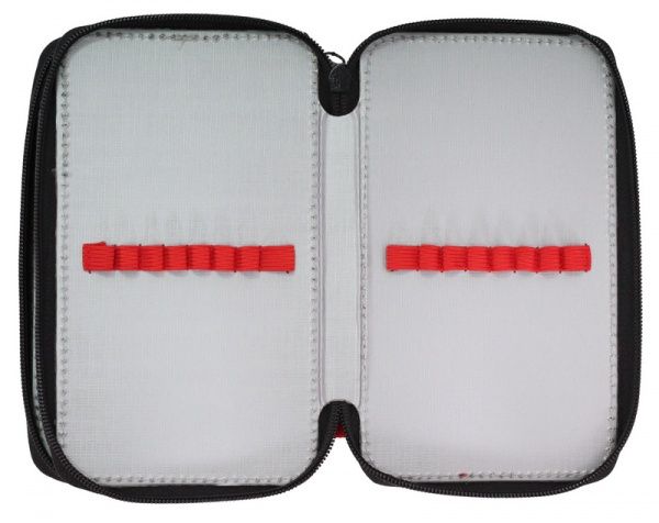 Пенал 2-ярусный Mars 99507 CLASS красный с черным