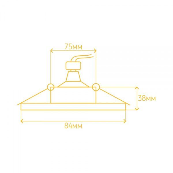 Світильник точковий LightMaster DL6045 MR16 2 шт./уп. 50 Вт G5.3 білий 