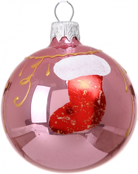 Шар новогодний мульти d 60 мм в ассортименте