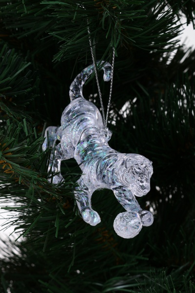 Підвіска декорована Global Treasure Тигр 6,4 см в асортименті P2101008-CHFG-A/4