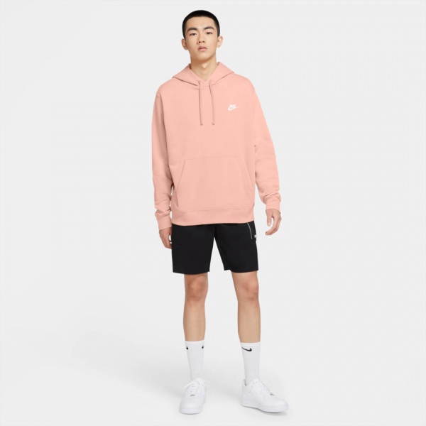 Джемпер Nike M NSW CLUB HOODIE PO BB BV2654-800 р. M рожевий
