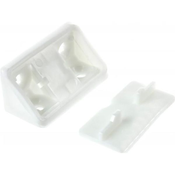 Кутник монтажний подвійний білий 10 шт 10 шт. DC