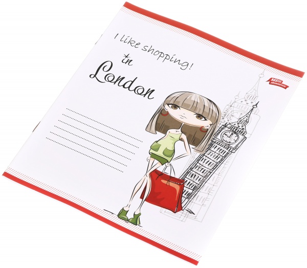 Тетрадь школьная 24 листа в линейку в ассортименте Мечты сбываются