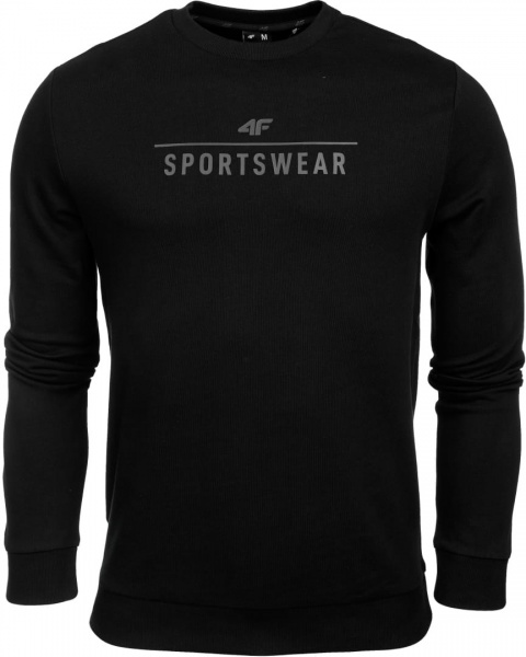 Свитшот 4F H4L22-BLM350-20S р. 2XL черный