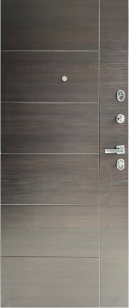 Дверь входная Tarimus Райдо антрацит / венге горизонт темный 2050х860 мм правая