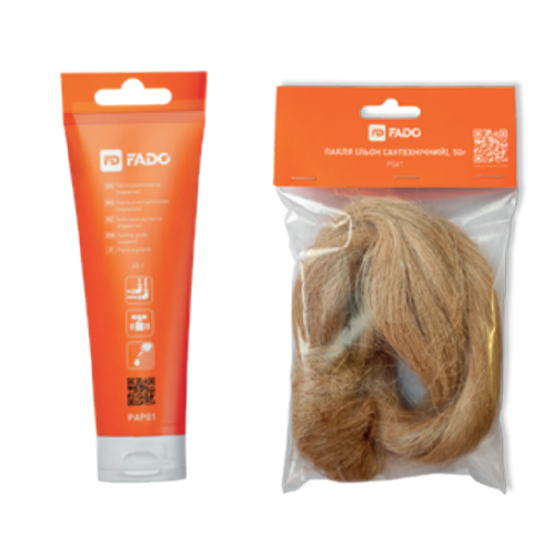 Комплект уплотняющий FADO S.r.l паста-герметик+пакля KPP01