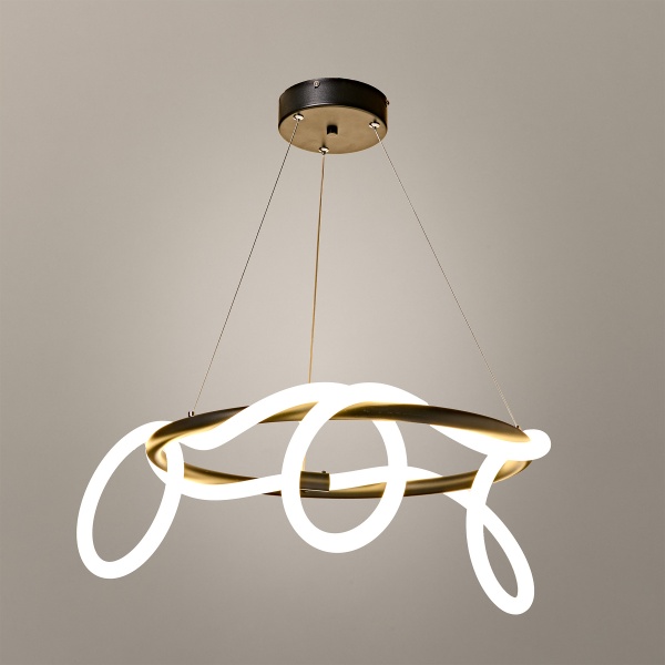 Люстра светодиодная Berger 1x60 Вт черный 7006-PL-60 Black 