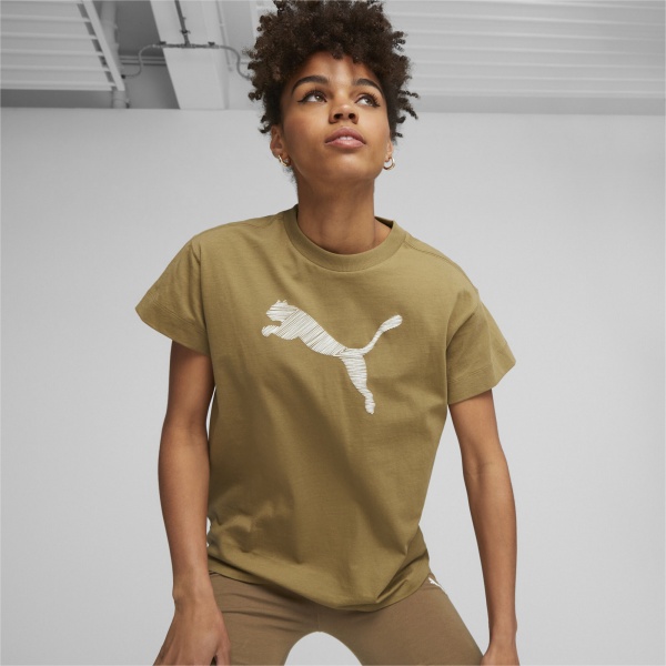 Футболка Puma HER Tee 67600093 р.XL коричневый
