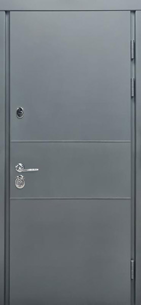 Дверь входная Булат Elegant 703 грей 2050x950 мм правая