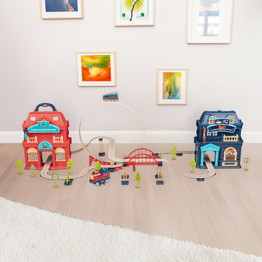 Железная дорога трюковая OTAMANKO Храбрый паровозик 532.02.27