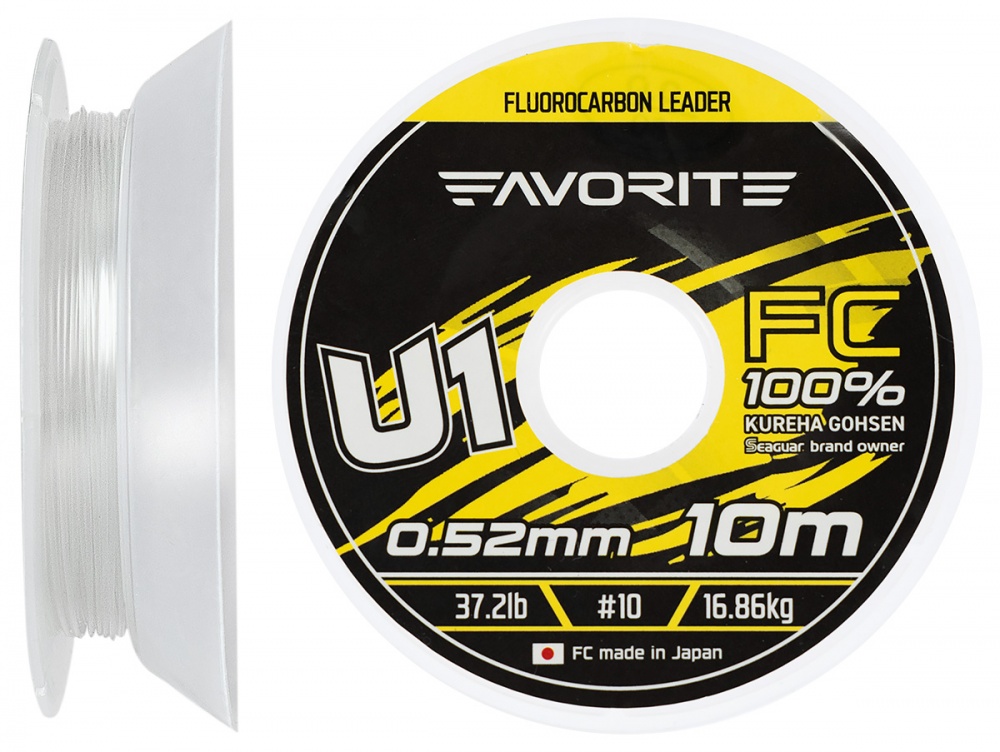 Флюорокарбон Favorite 10 м 0,52 мм 16,86 кг U1 FC