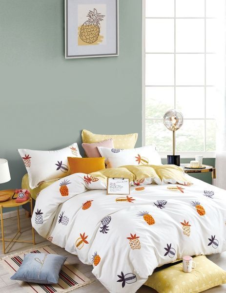 Комплект постільної білизни Rich Ananas 1,5 різнокольоровий 
