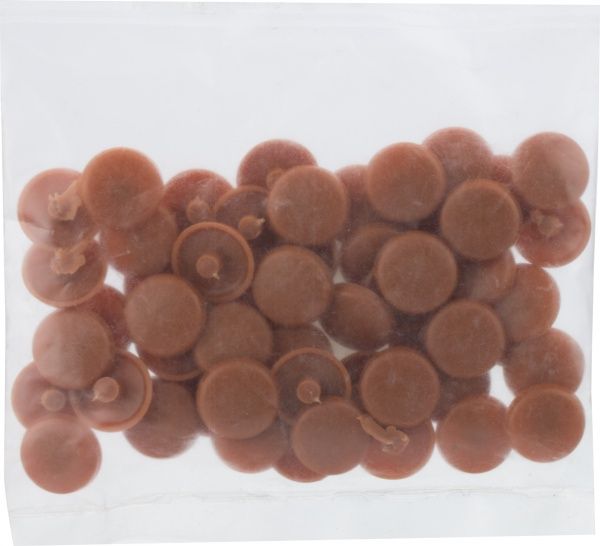 Заглушка на рамный анкер 50 шт вишня EXPERT FIX 