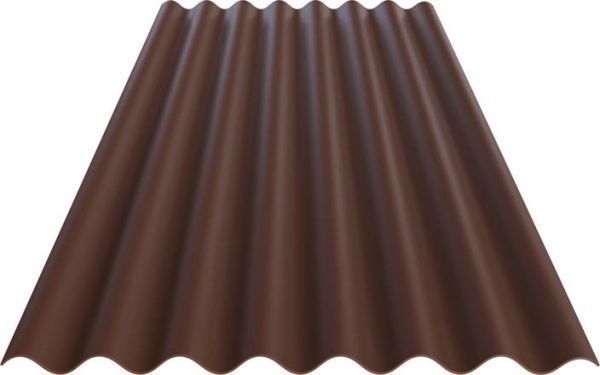 Лист волокнистоцементний IFCEM FIBRODAH Classic 1750х1130 мм коричневий