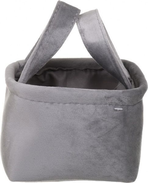 Кошик Velur 14х14х10 см сірий