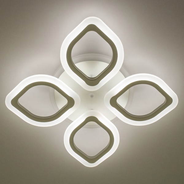 Люстра світлодіодна Luminaria 4R480/80 50 Вт білий AZALIA RGB 40W+10W 