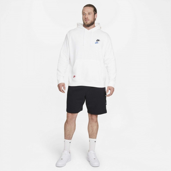 Джемпер Nike M NSW SPE+ FT PO HOODIE M FTA DD4666-100 р. M білий