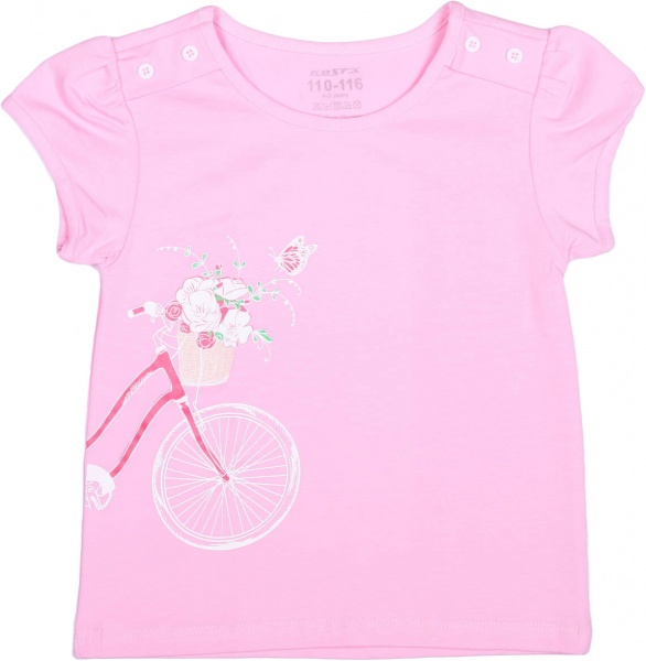 Футболка для дівчаток KOSTA 0539-7 р.134 рожевий 