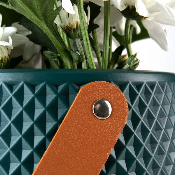 Ваза пластикова MVM DH-FLOWERS-10 MARINE BLUE 17,5 см 