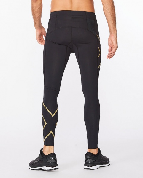 Тайтсы 2XU Light Speed Compression Tights 1/1 MA5305b_BLK/GRF р.L-T черный