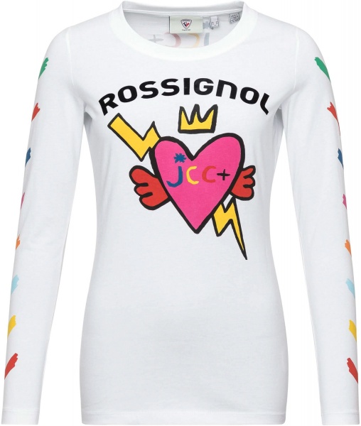 Футболка Rossignol W_YAKIMA_TEE RLHWY05 р.L білий