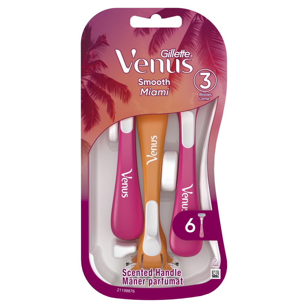 Станки одноразовые Gillette Venus Smooth Miami