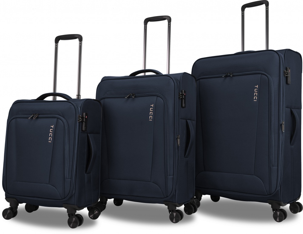 Валіза Tucci MS-3004R S 35 л синій