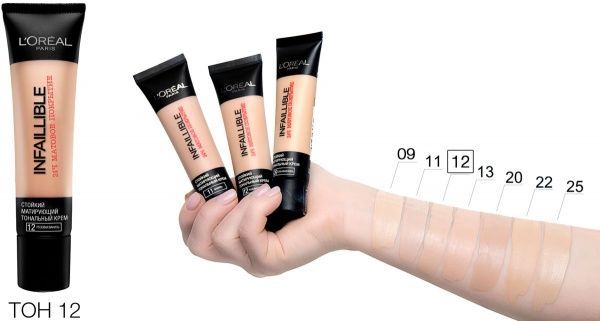 Тональний крем L'Oreal Paris Infaillible 24 12 рожева ваніль 35 мл