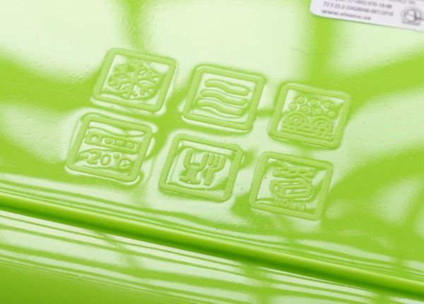 Контейнер Фієста 4 л прямокутний оливковий Алеана