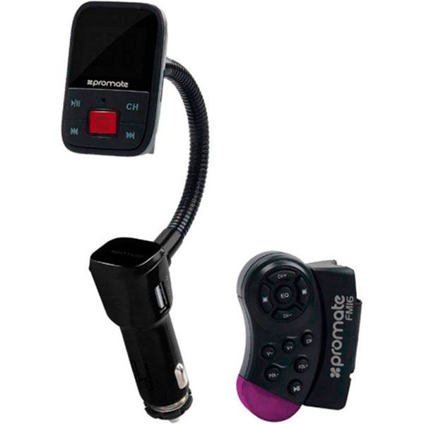 FM-трансмиттер Promate FM 16 Black