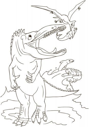 Книга-раскраска Юлия Каспарова «Велика книга розмальовок: Динозаври» 978-9-6674-8251-0