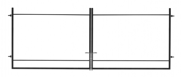 Каркас ворот Укритарм Эко 3500х1500 мм